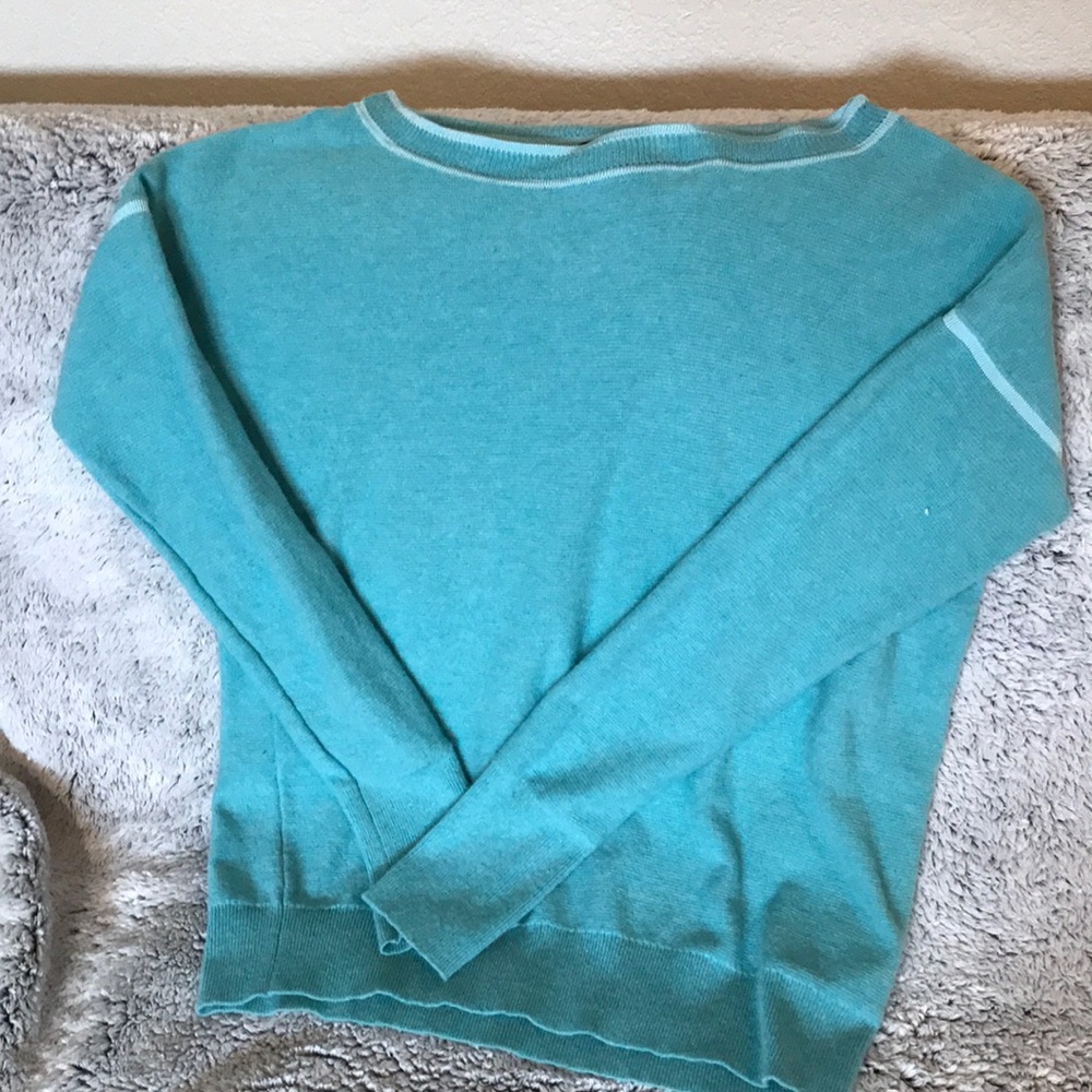 Teal sweater